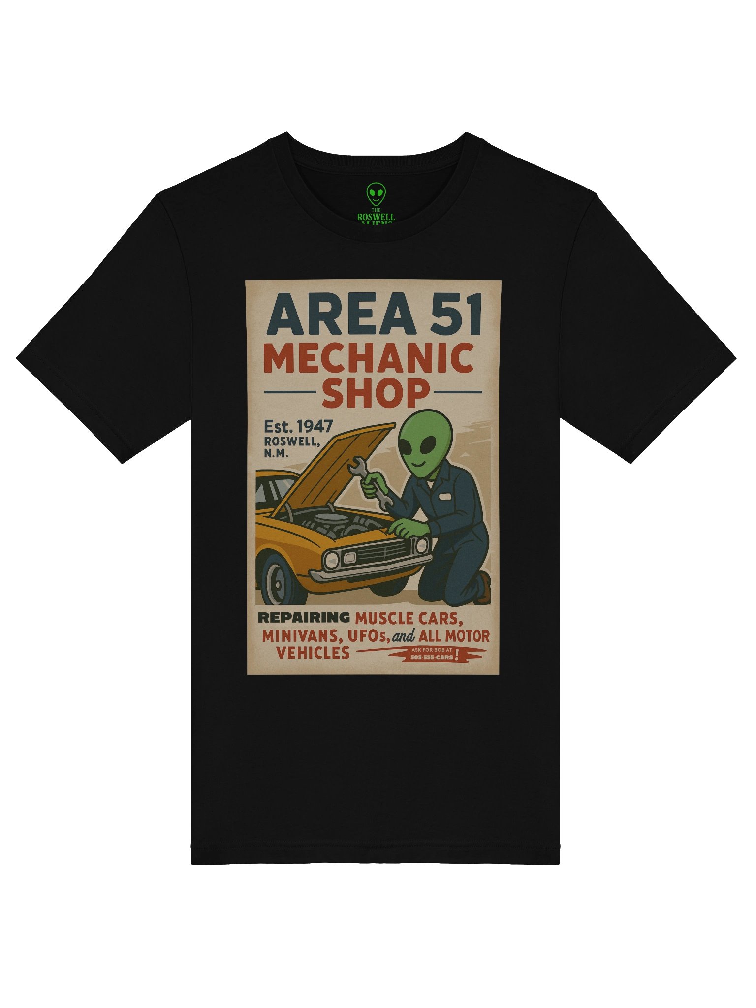 Area 51 Mechanic Shop T-Shirt product image (4)