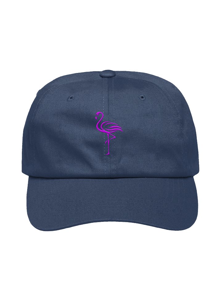 Flamingo Birdie Navy Dad Hat product image (1)