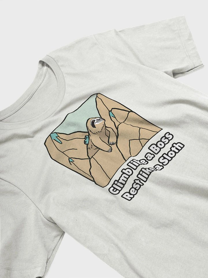 Climb Like a Boss Rest Like a Sloth - Climbing T-Shirt product image (2)