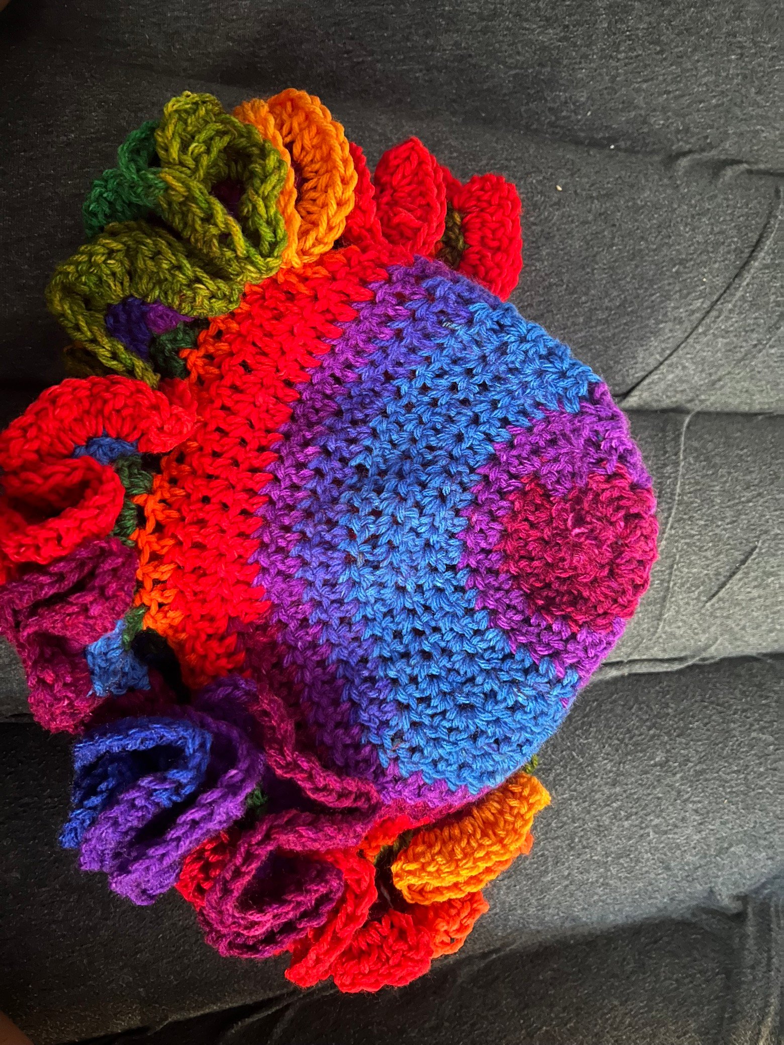 Rainbrow Bright Ruffle Hat product image (2)
