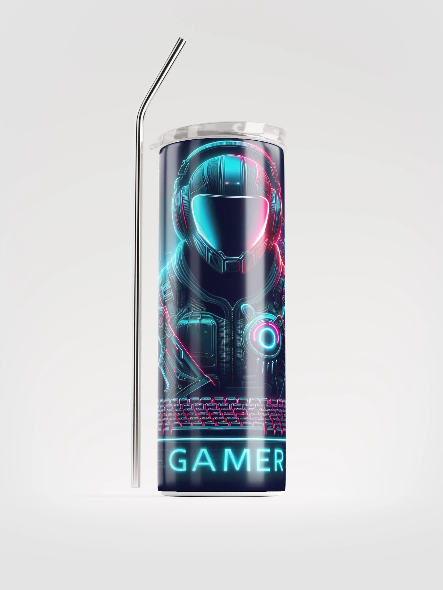 Neon Gamer Stainless Steel Tumbler product image (2)