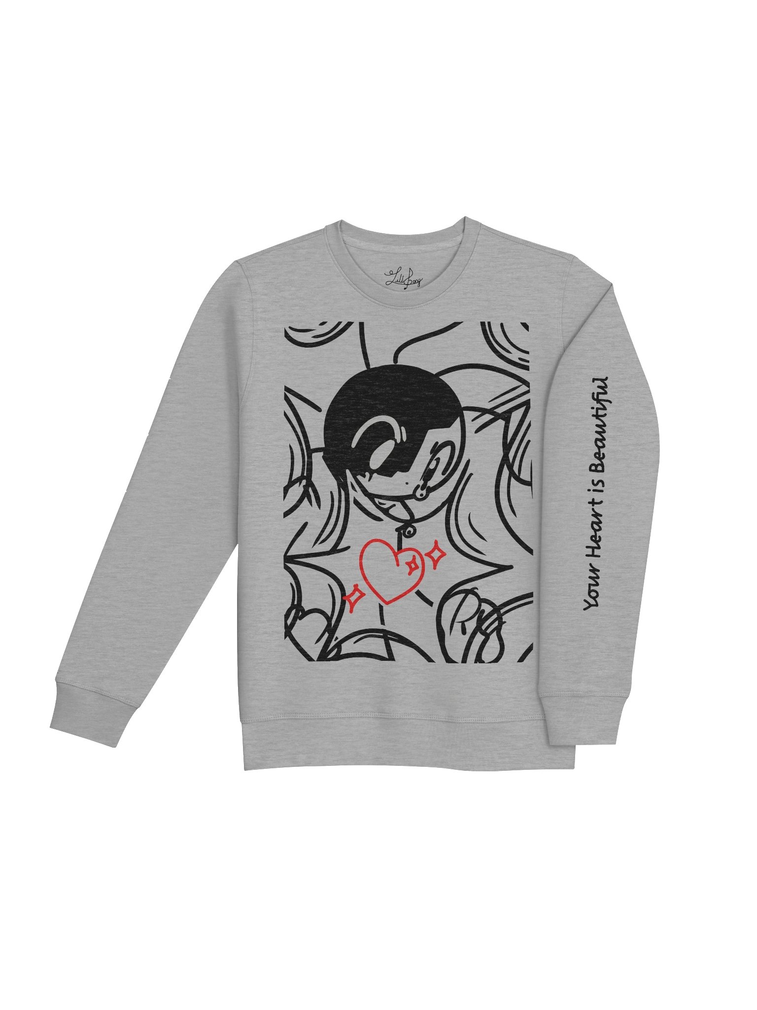 Your Heart is Beautiful (Unisex Organic Sweatshirt) product image (4)