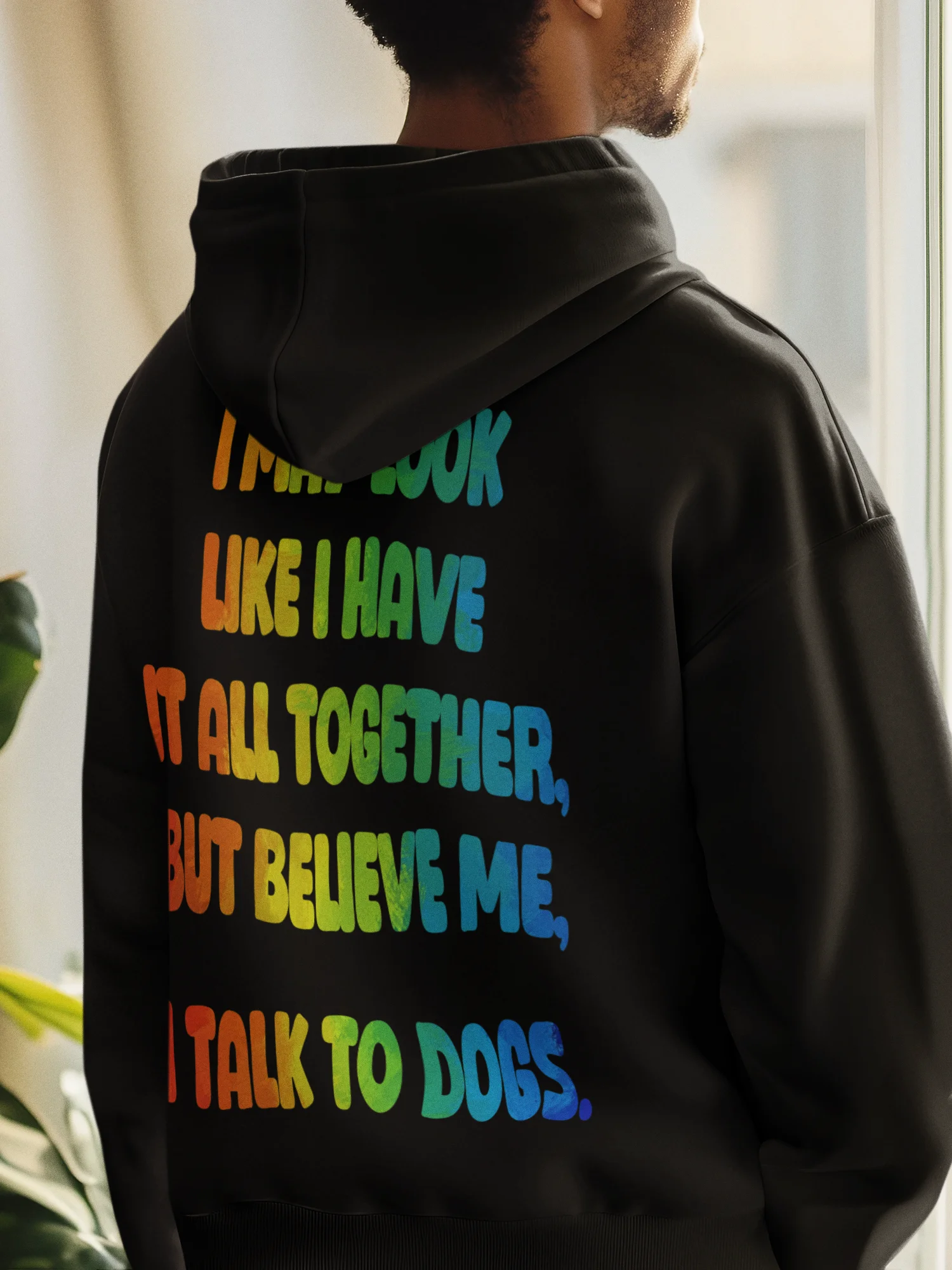 I Talk to Dogs Funny Dog Lover Hoodie product image (46)
