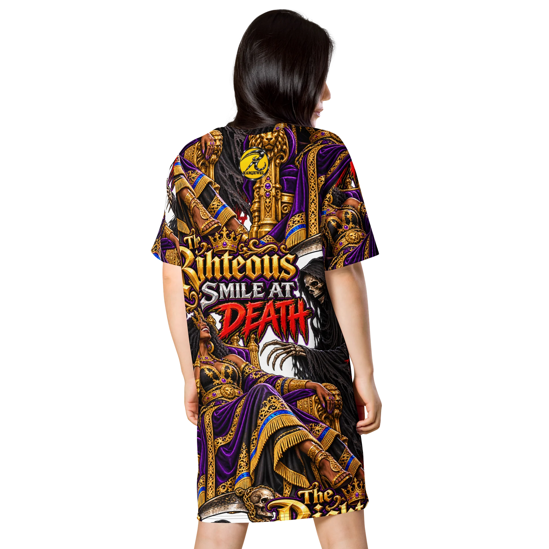 The Righteous Smile at Death T-Shirt Dress product image (2)