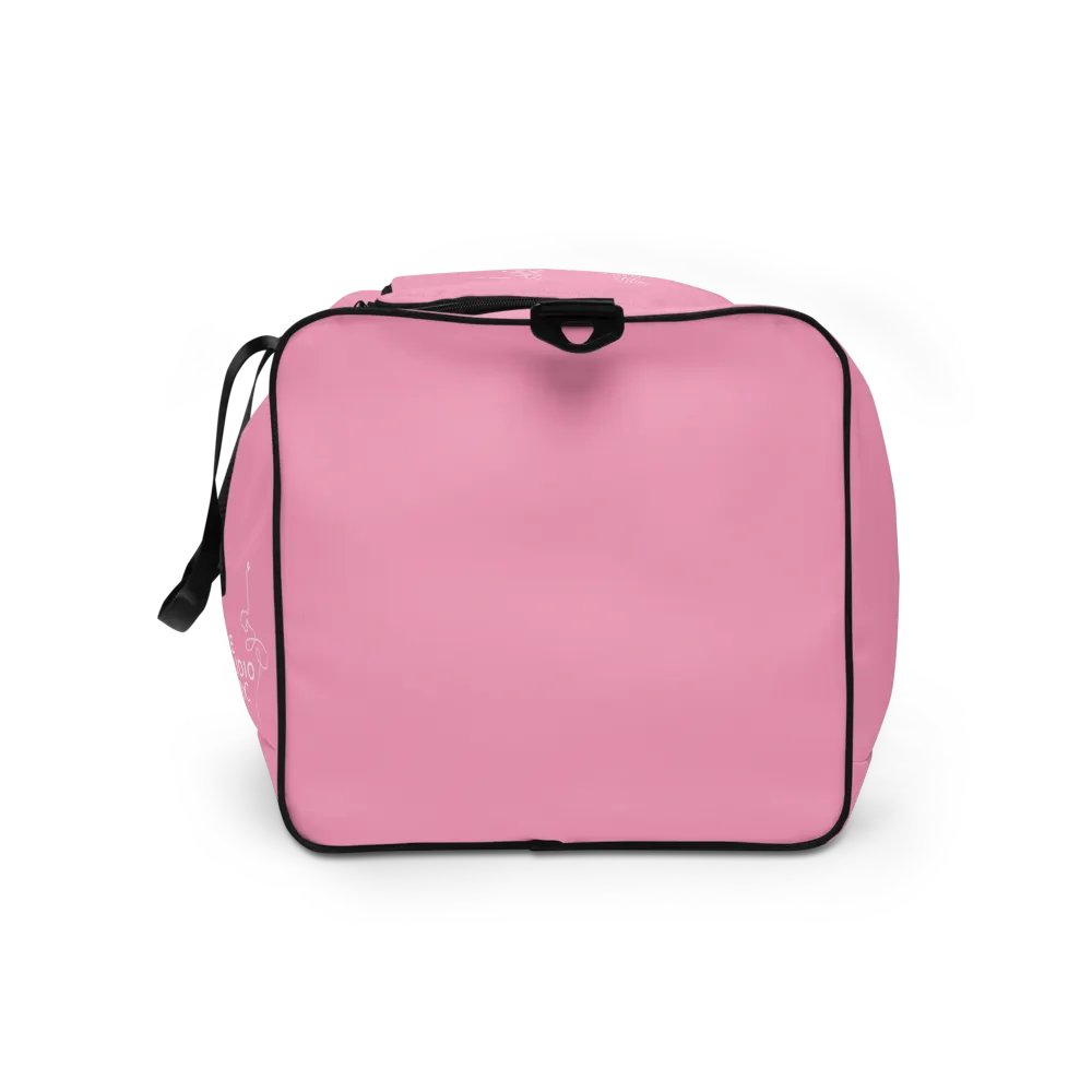 Large Dance Bag | Pink with White Logo and Quote product image (9)