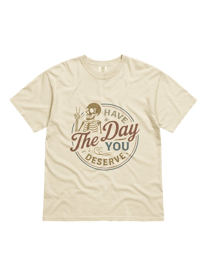 Sarcastic Skeleton Peace Sign Tee product image (41)