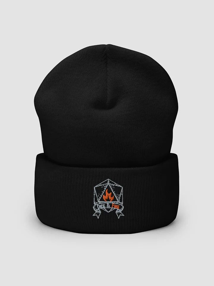 Dice and Fire Beanie (Dark Colours) product image (1)