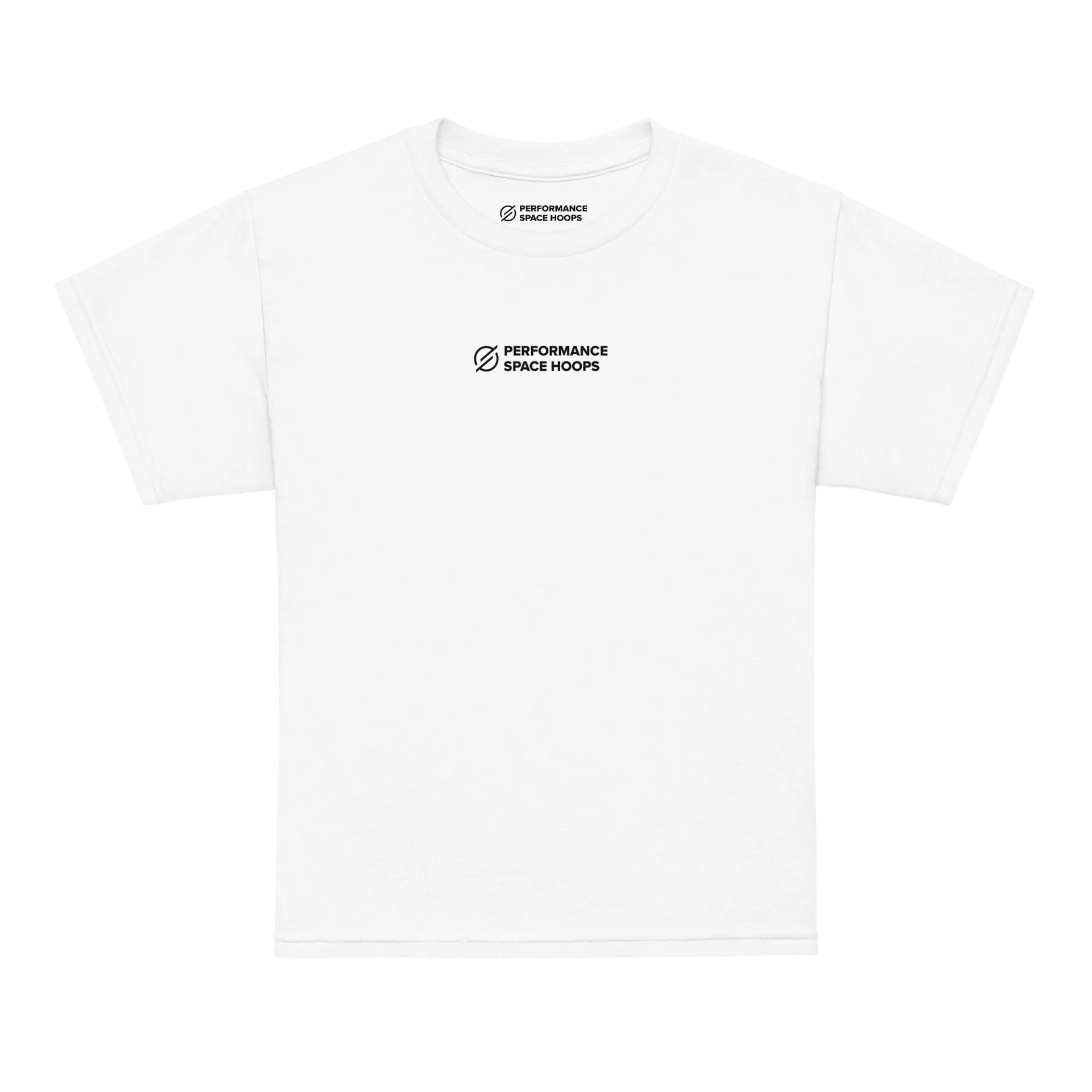 Performance Space Hoops Youth Sports Tee - Black Logo product image (7)