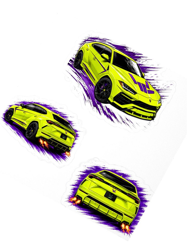 LAMBO TRUCK! Sticker Sheet product image (2)