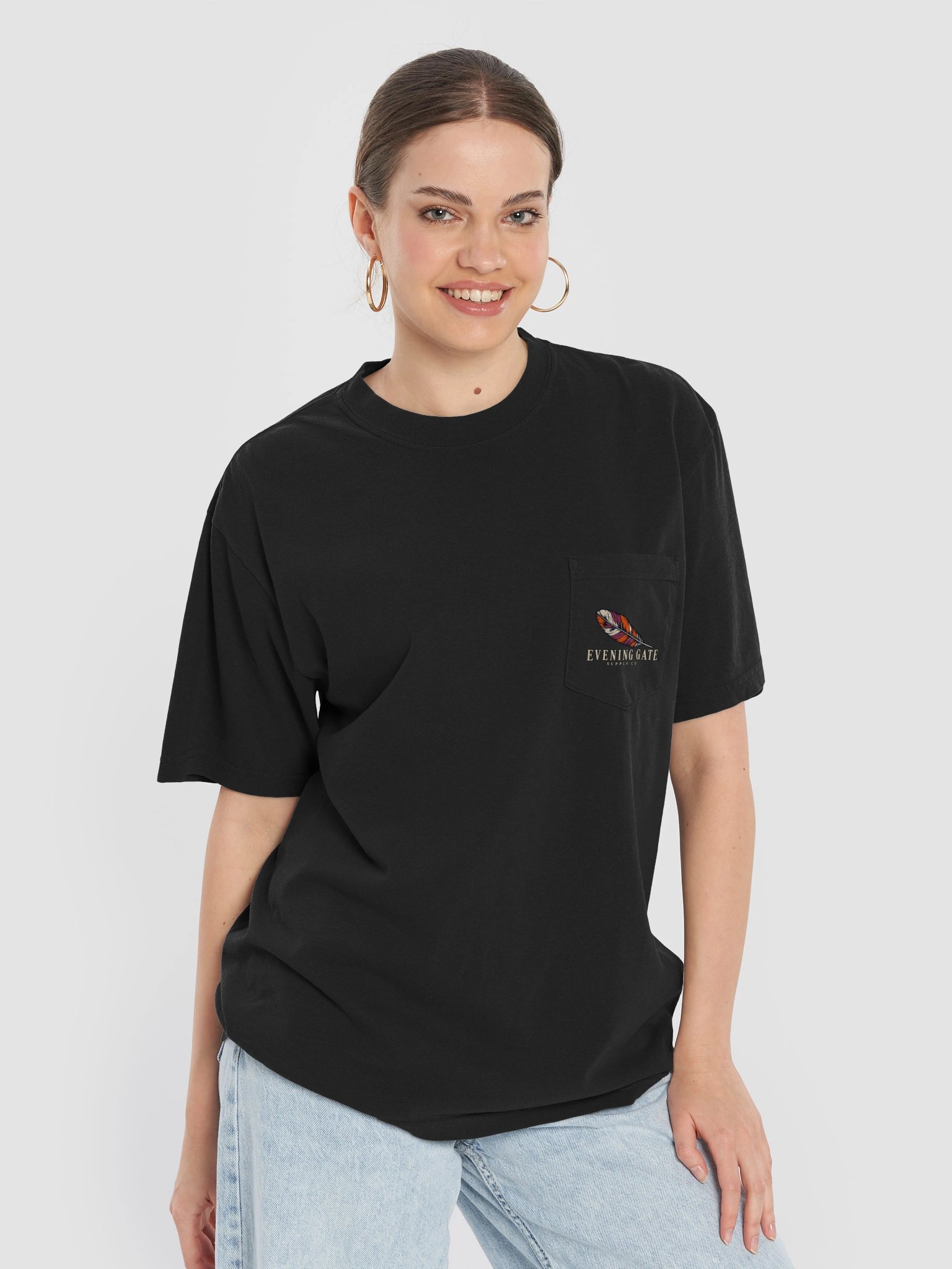 Night Wing Pocket Tee product image (7)