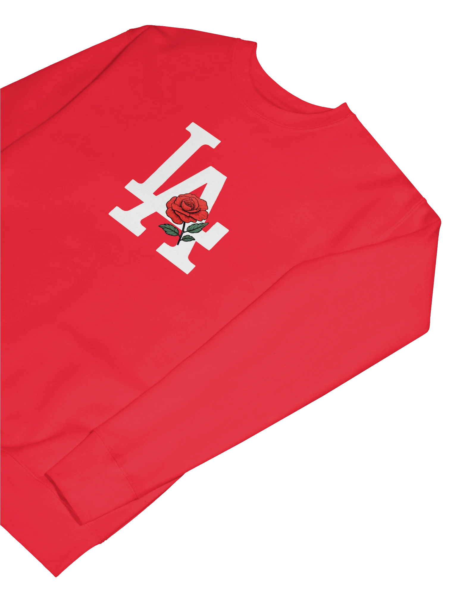 LA Red Rose Premium Crewneck Sweatshirt product image (7)