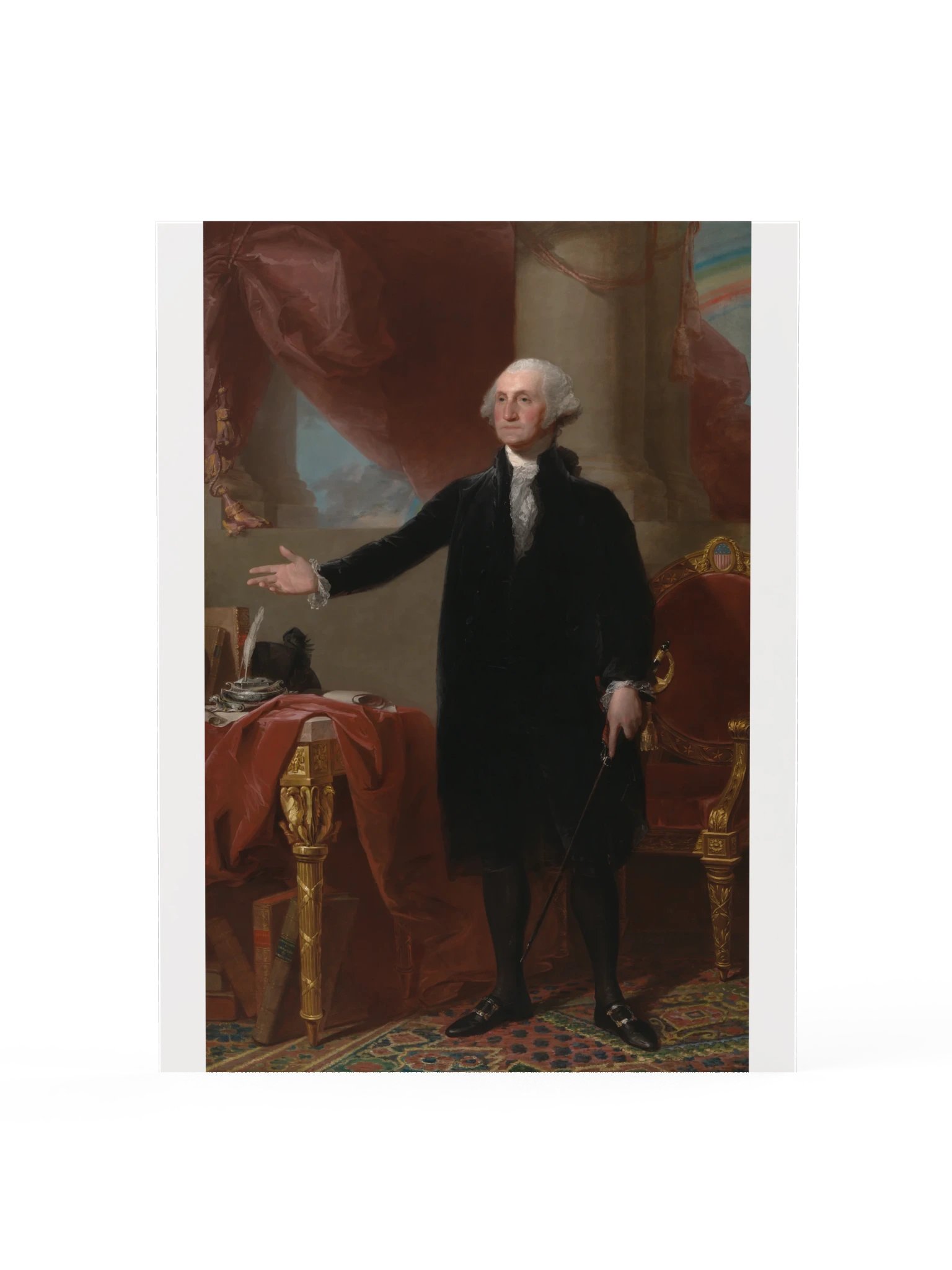 Gilbert Stuart, George Washington: The Lansdowne Portrait (1796) Fine Art Print product image (43)