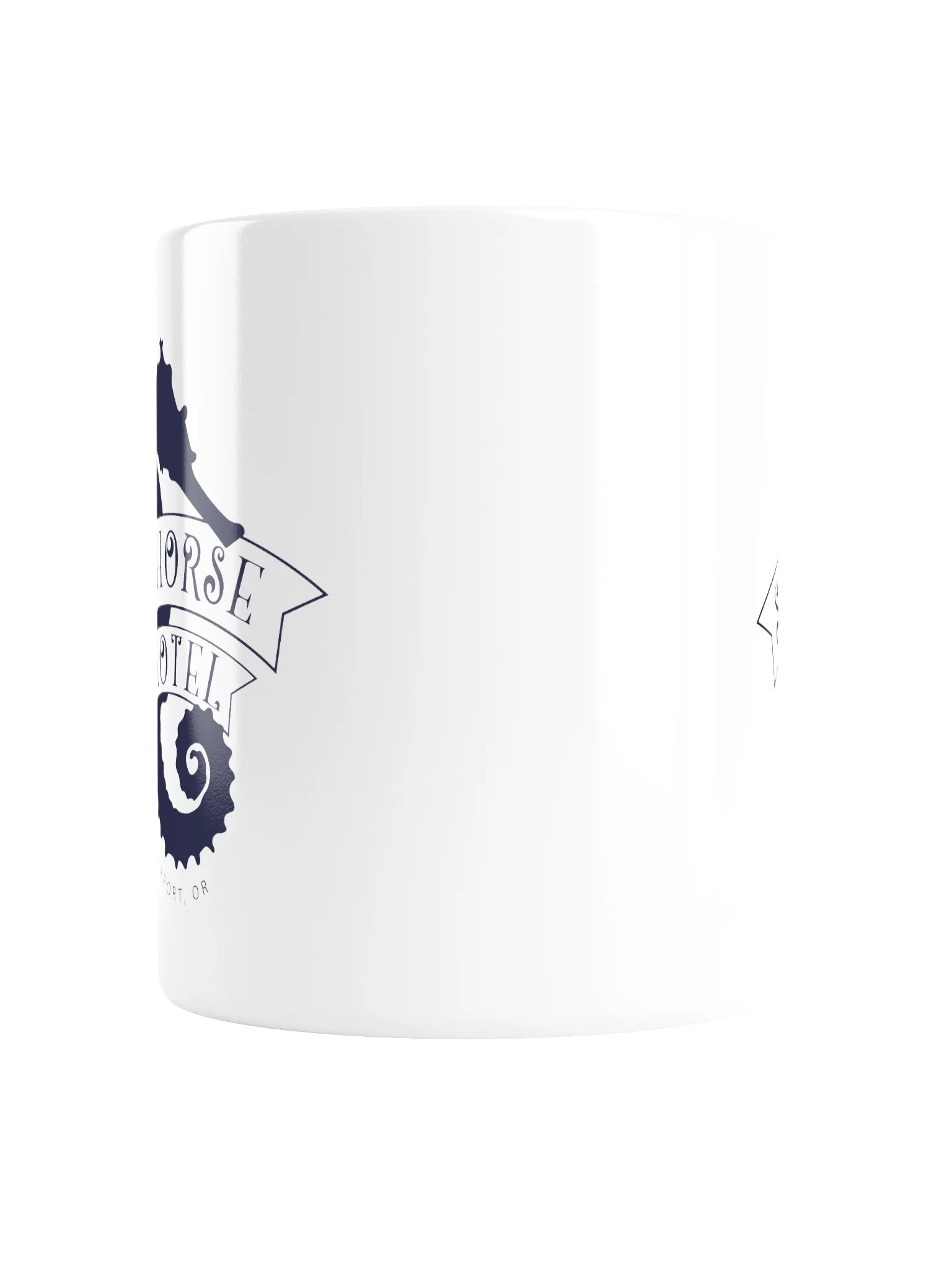 Seahorse Motel Blue Coffee Mug product image (2)