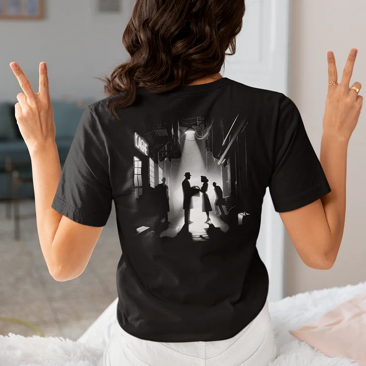 Noir Alleyway Rendezvous (Womens Tee) product image (2)