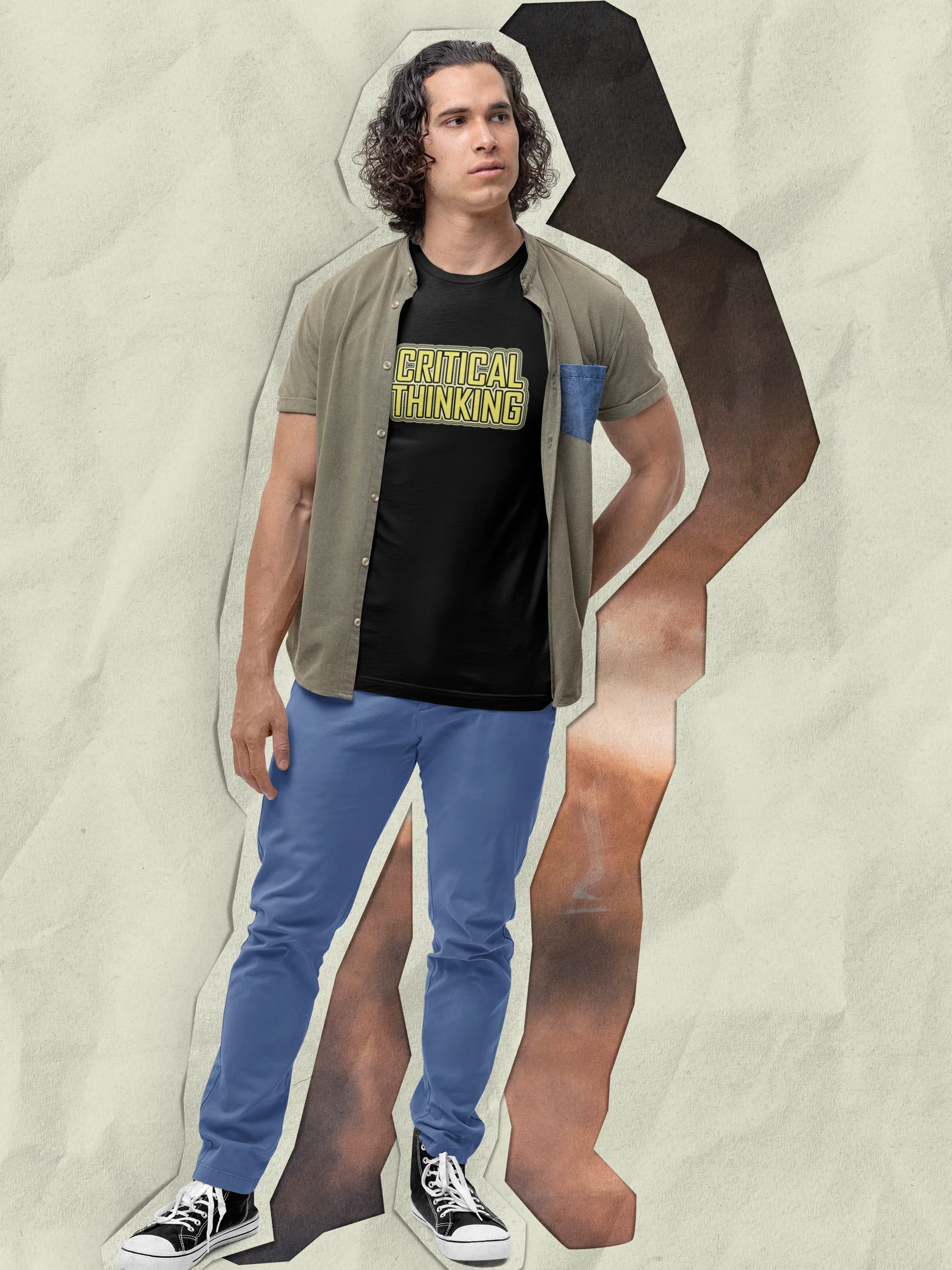 Promote Critical Thinking Now Shirt - Funny Political Satire product image (1)