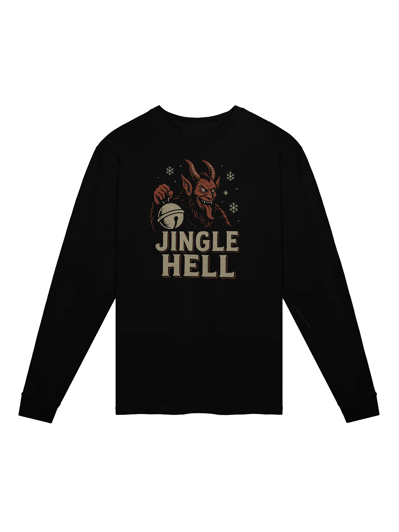 KRAMPUS Jingle Hell Long Sleeve Shirt product image (1)