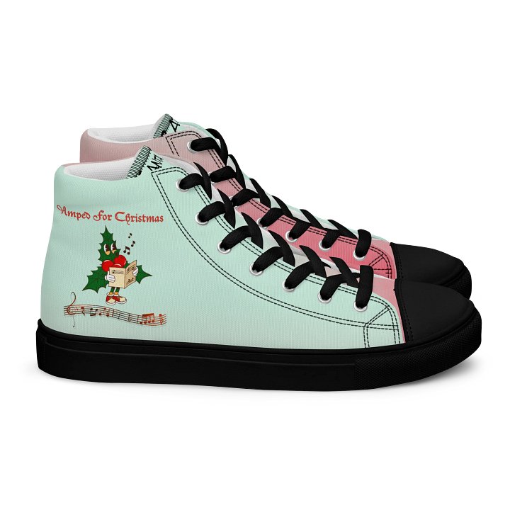 Amped For Christmas Women's High Tops product image (2)