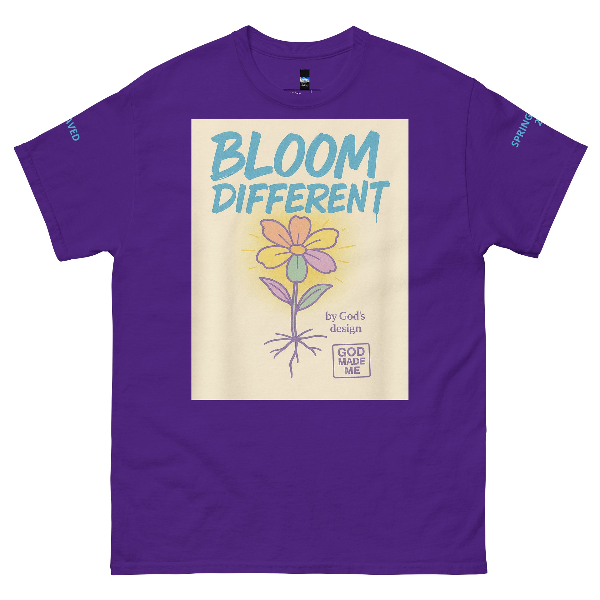BLOOM DIFFERENT Graphic T-Shirt product image (2)