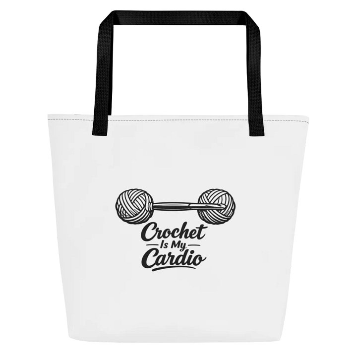 Crochet is My Cardio Project Bag product image (1)