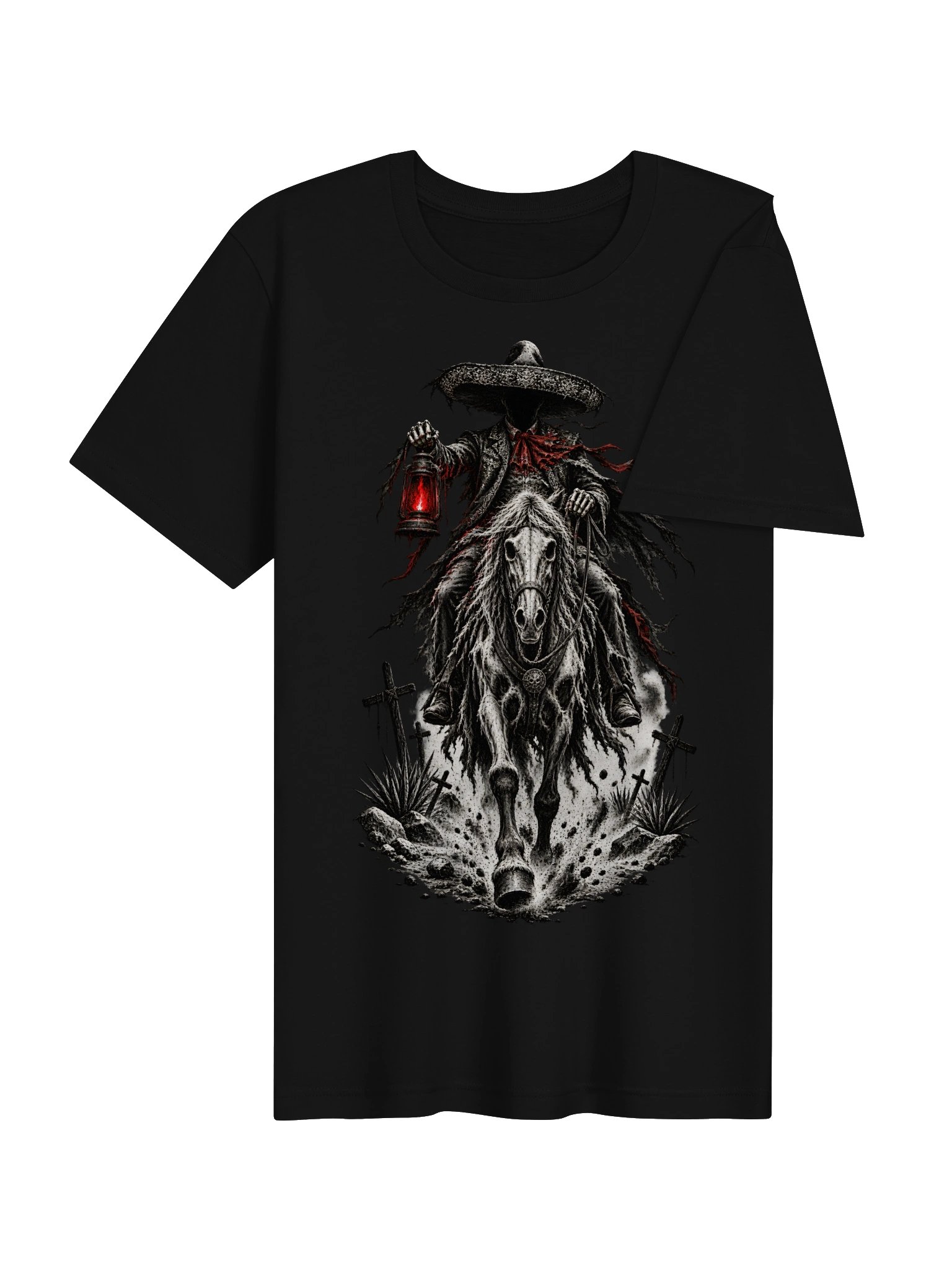 El Charro del Kilómetro 13 – Mexican Folklore Horror Design | Leyendas Malditas product image (4)