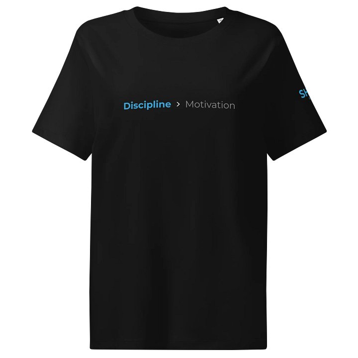 Discipline > Motivation: Women's Organic Ribbed Neck T-Shirt product image (1)