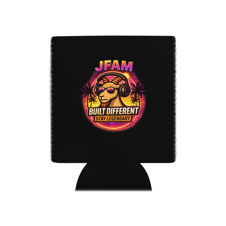 Legendary Beach Goat Coozie Can Cooler product image (1)