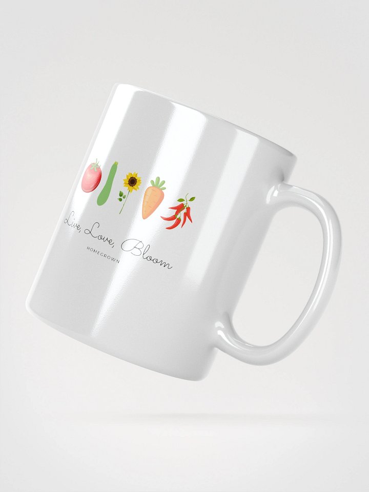 Blooming Garden White Glossy Mug product image (6)