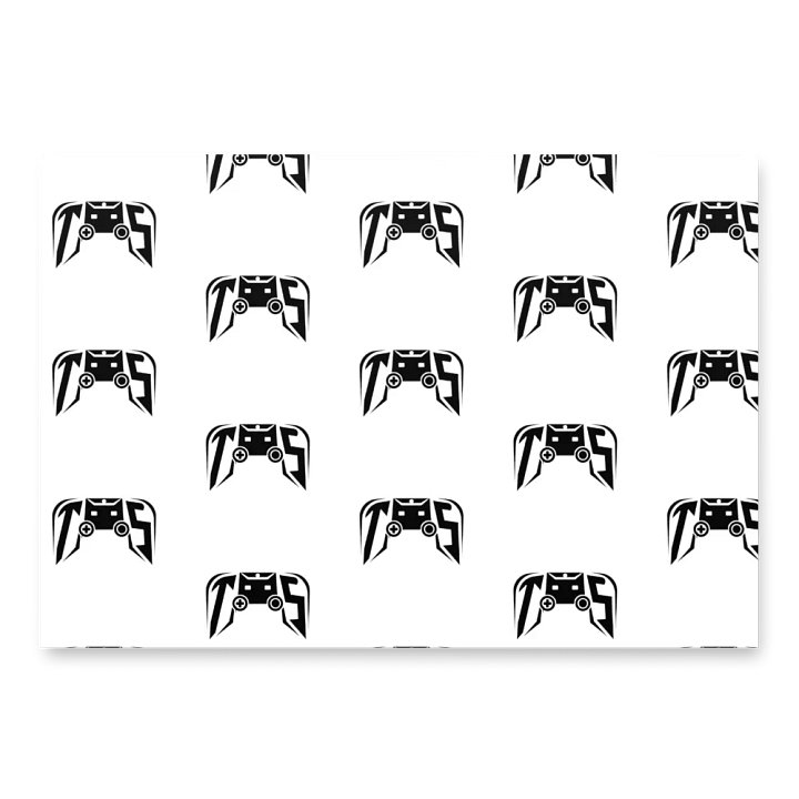 "Gamer's Paradise" Logo Wrapping Paper Set (Panda) product image (1)