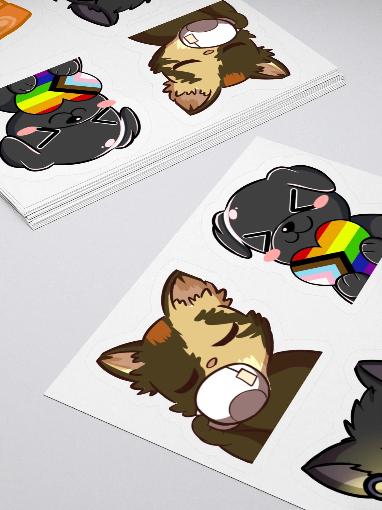 Whimsical Animal Kiss Cut Sticker Set product image (4)