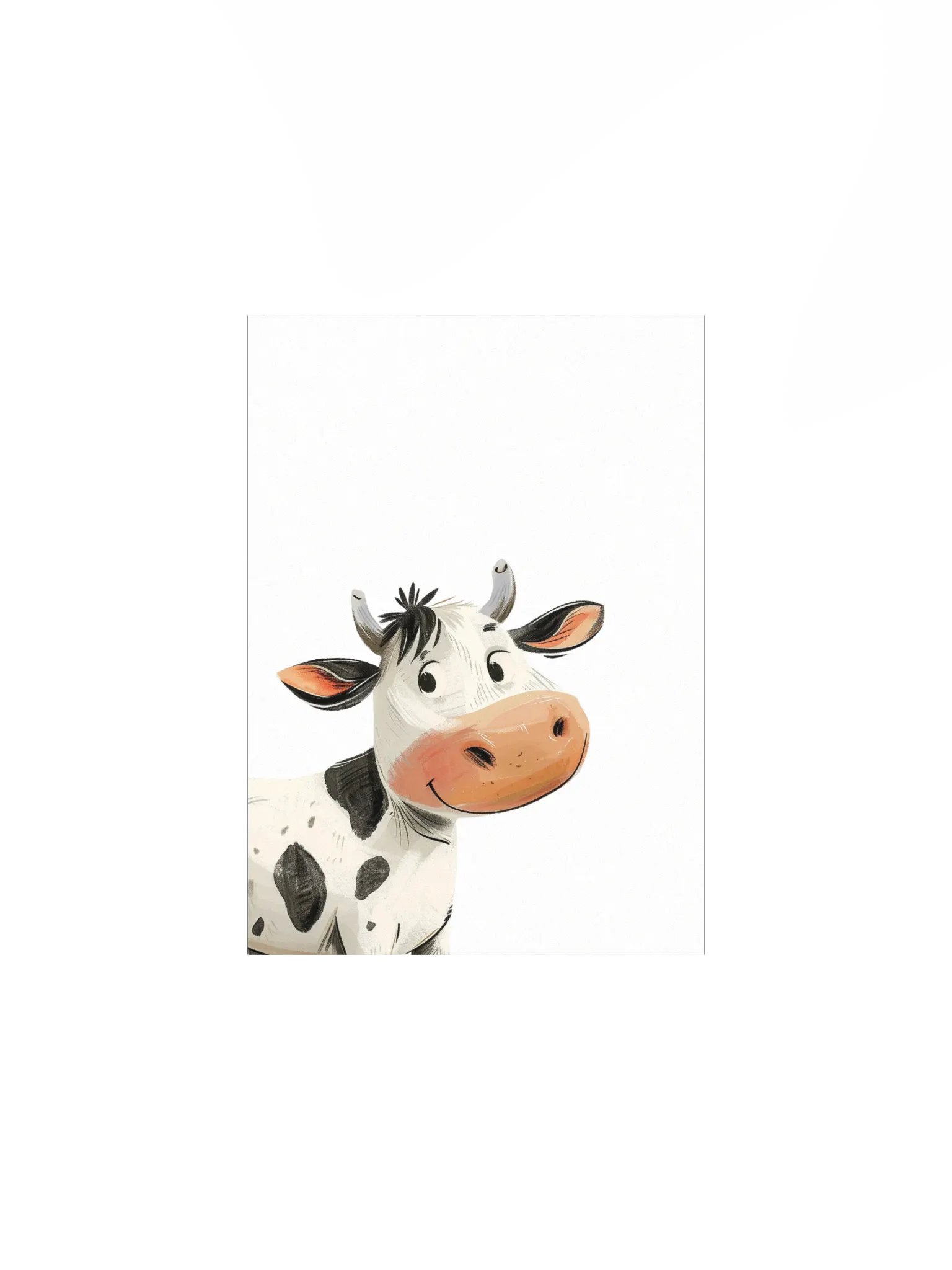 Holstein Cow Nursery Wall Print product image (2)