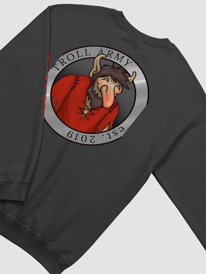 Troll Army Sweatshirt with arm printing product image (2)