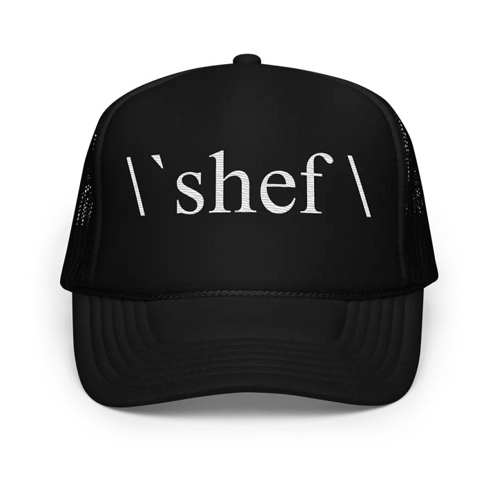 SHEF Logo Trucker Hat product image (1)