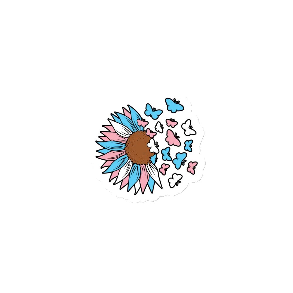 Trans Sunflower Magnet product image (1)