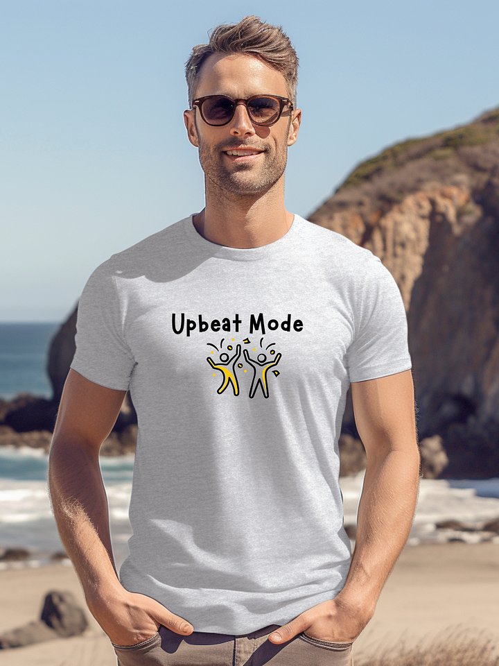 "Upbeat Mode" My Vibe Cotton T-Shirt product image (18)