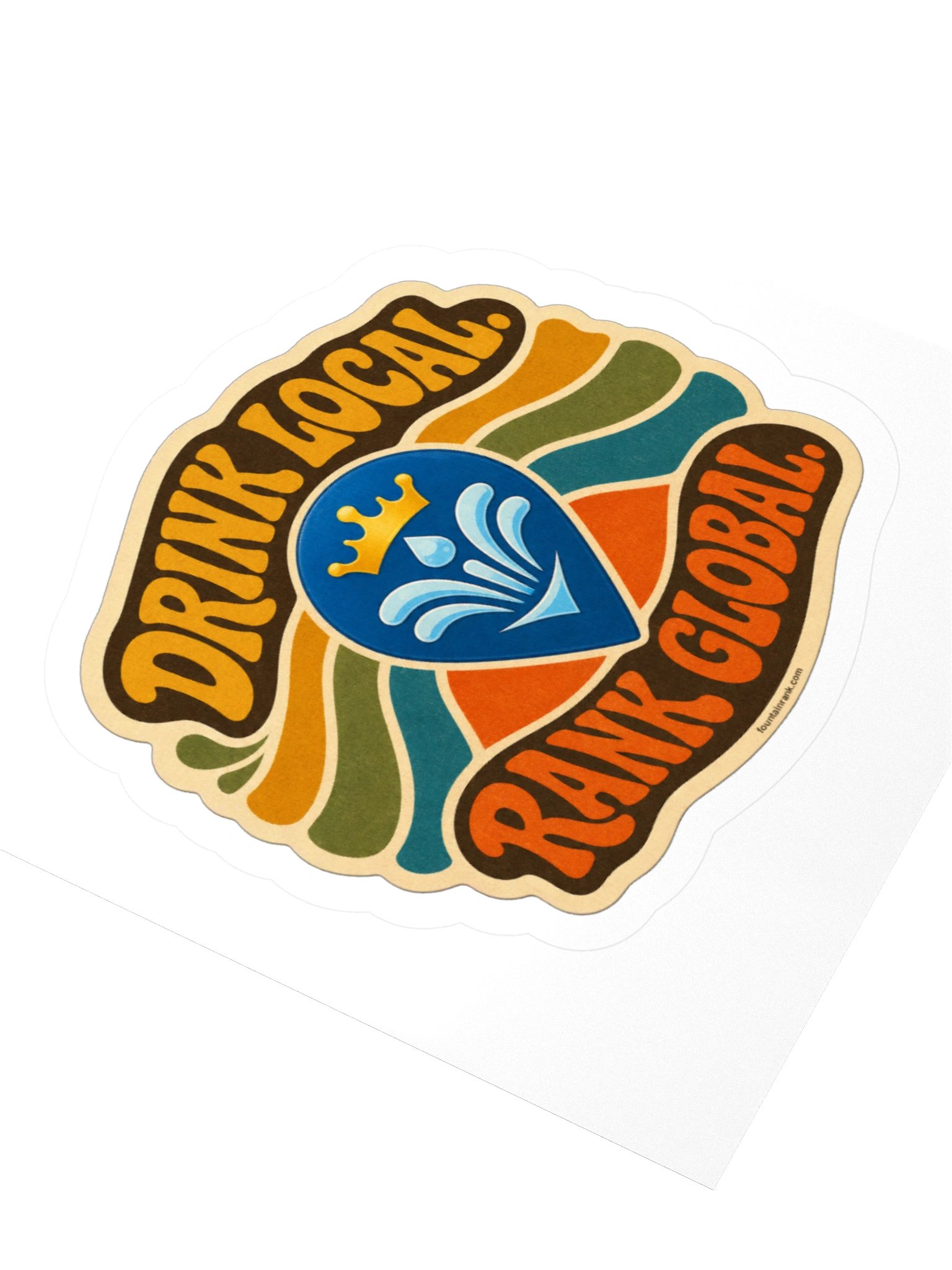 FountainRank - Drink Local, Rank Global Sticker product image (8)