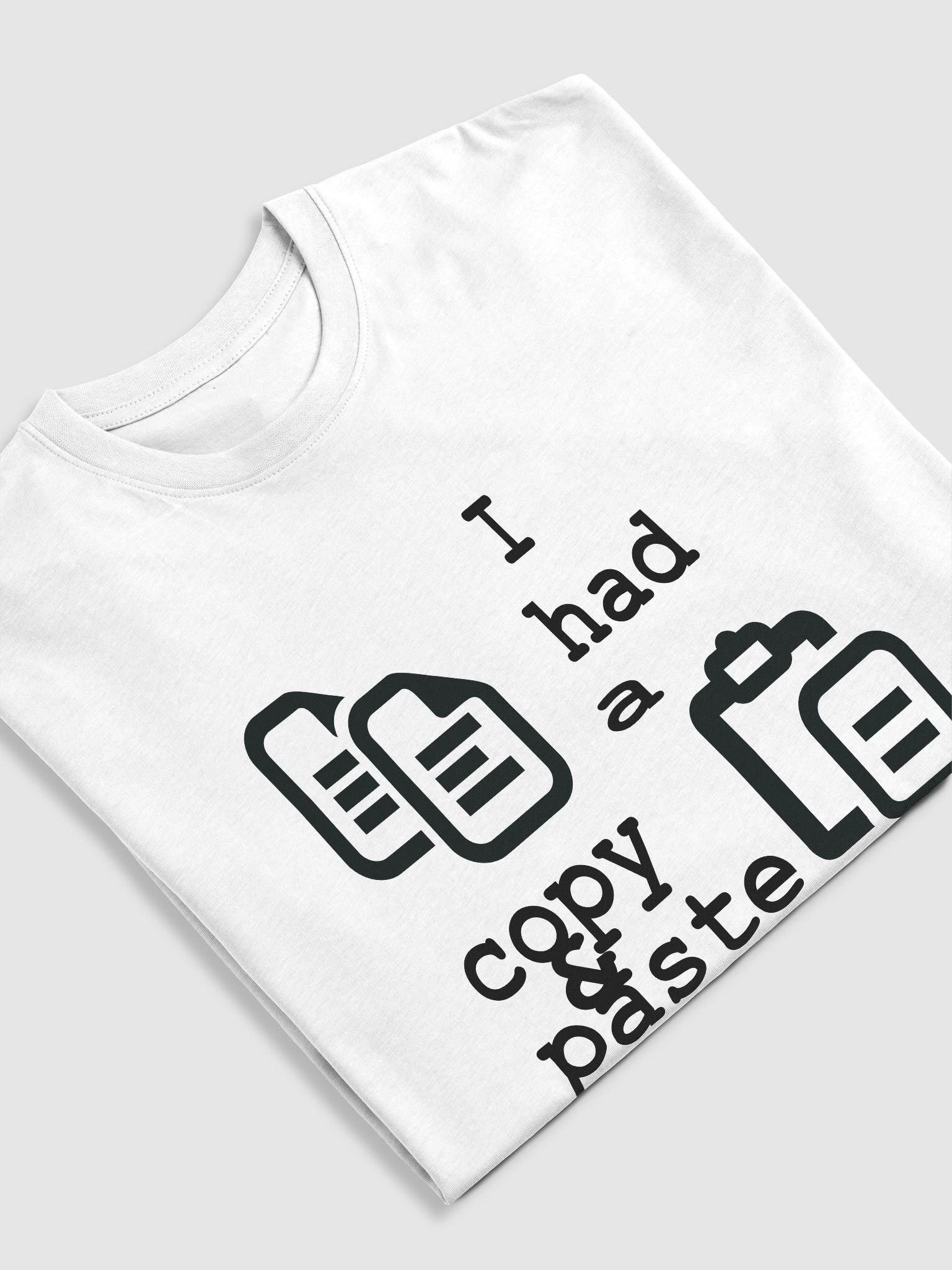 I Had A Copy & Paste Education - Black - Cotton Heritage Men's Premium Heavyweight Tee product image (1)