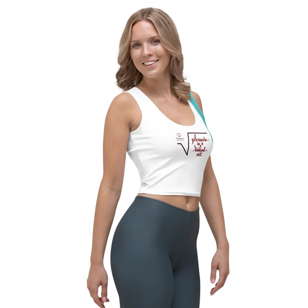 Pleasure is a radical act - Crop Top Tank Top product image (4)