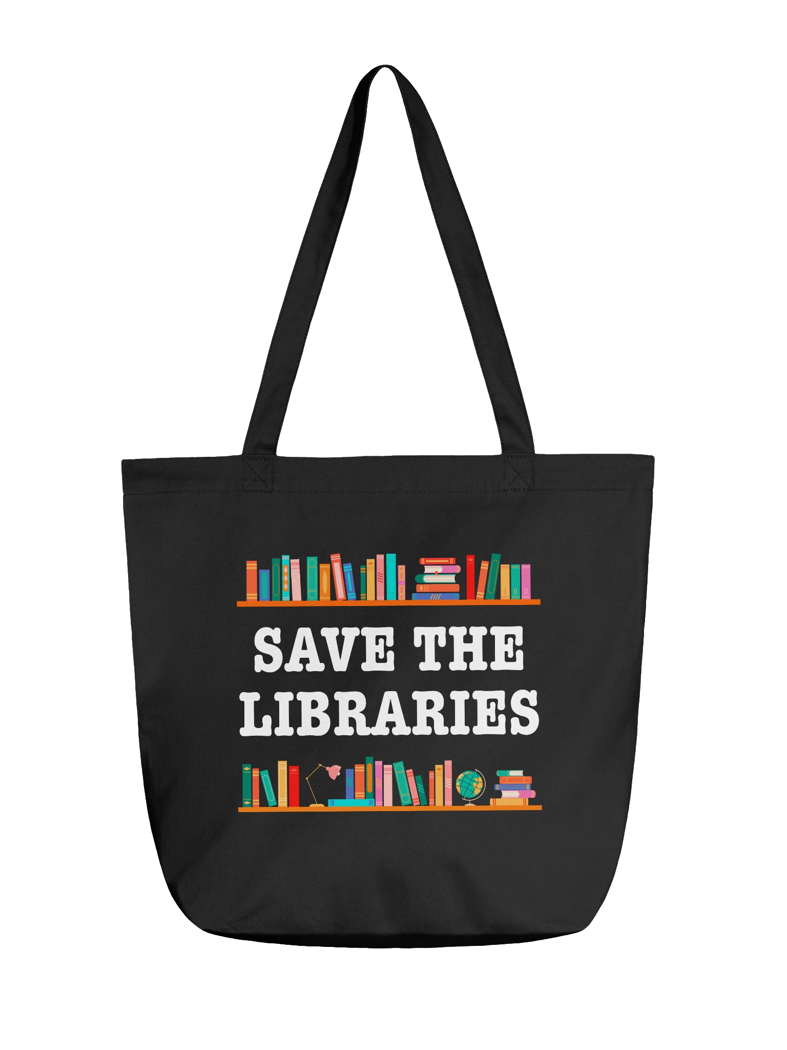 Save the Libraries Tote Bag product image (2)