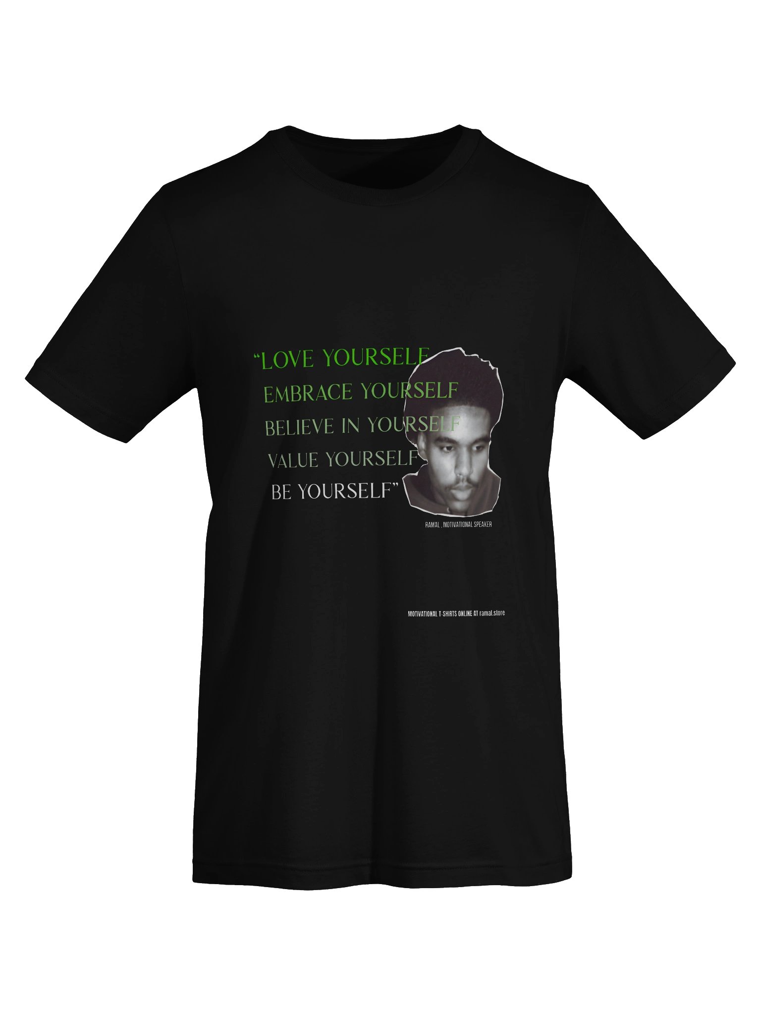MOTIVATIONAL T-SHIRT - GREEN LETTERS product image (7)