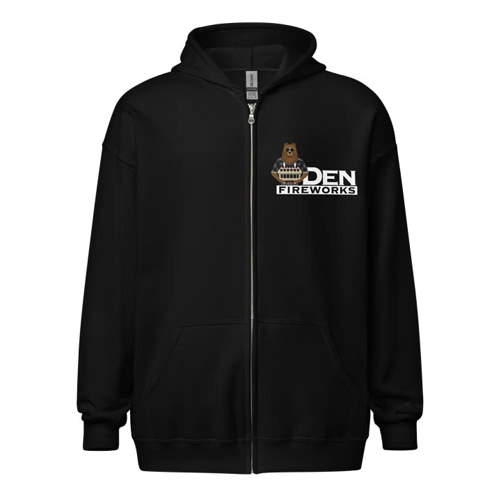 Black Zip up hoodie product image (1)