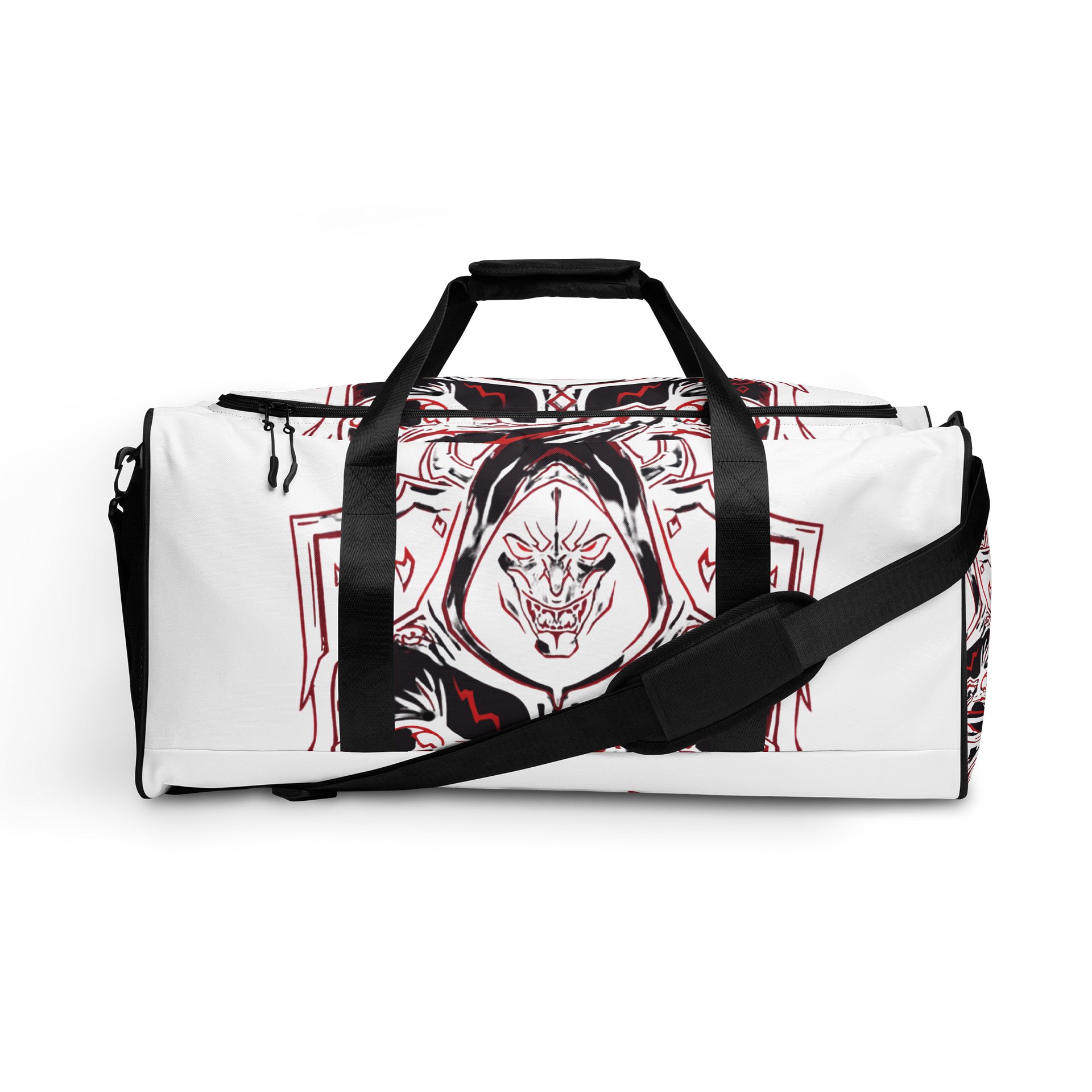 Dreadshield Duffle: Horned Hooded Creature Print product image (1)