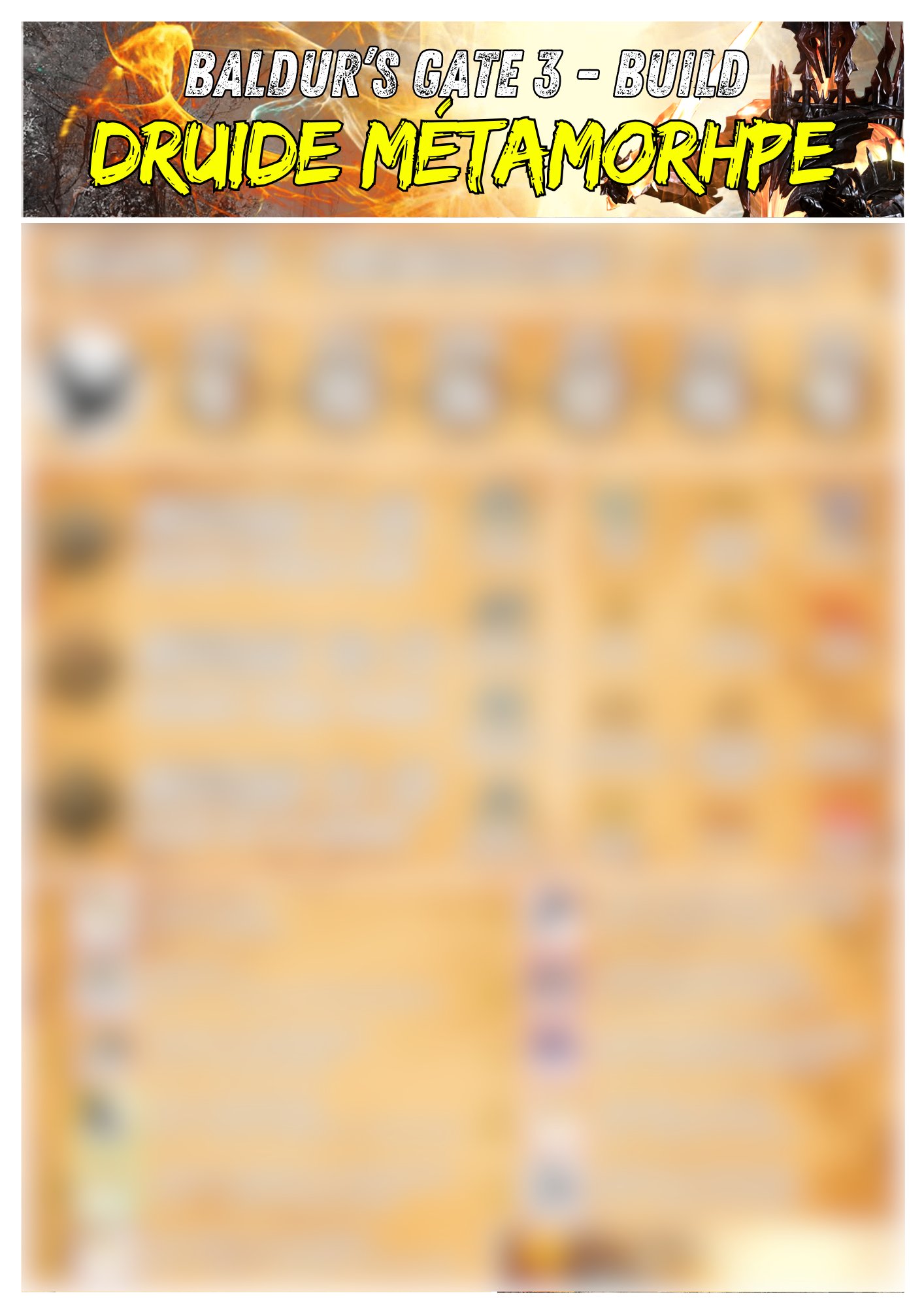 PACK de 13 Builds Baldur's Gate 3 - 2e version product image (8)