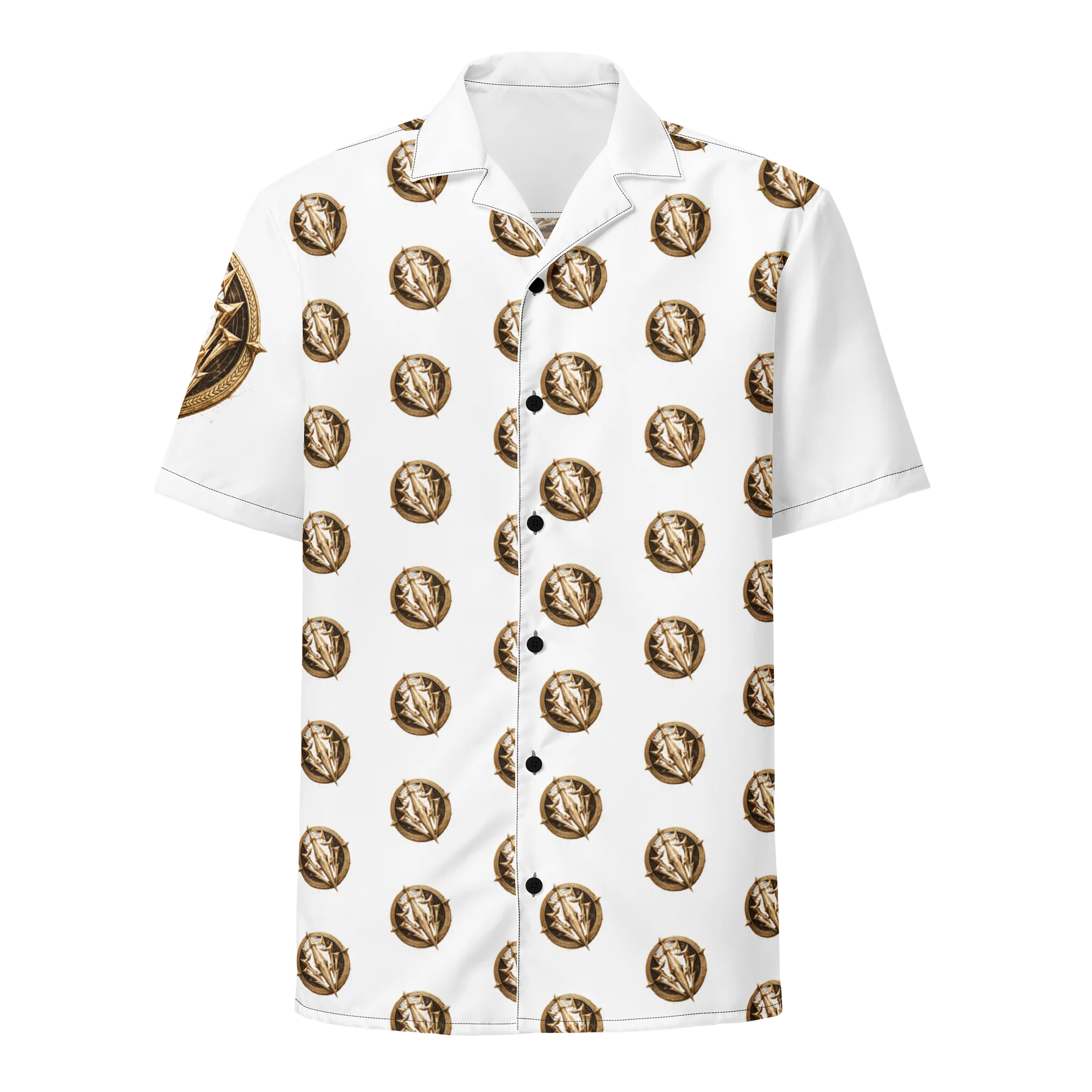 Golden Crest Hawaiian Style Shirt product image (1)