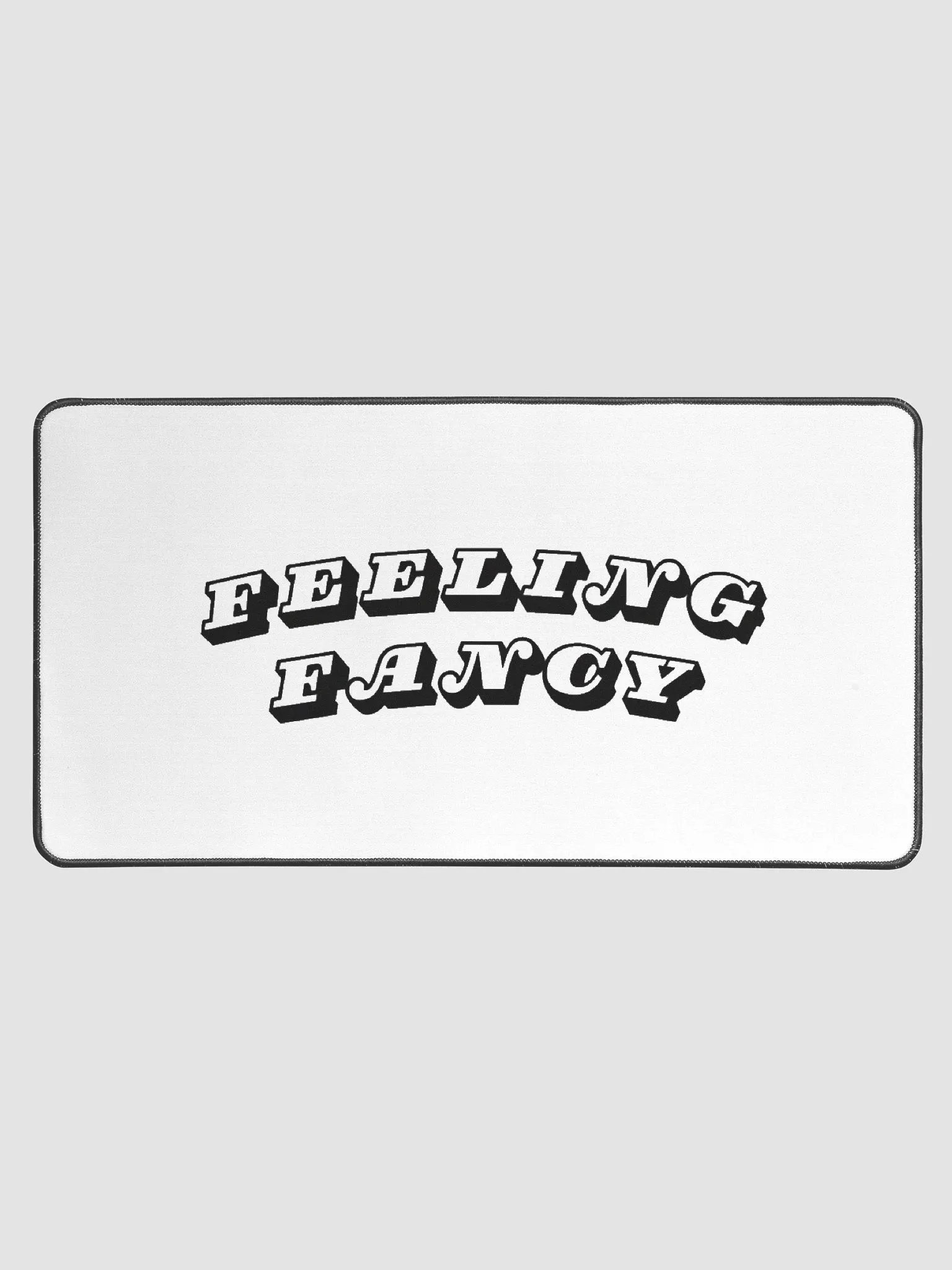 feeling fancy: Desk mat product image (1)