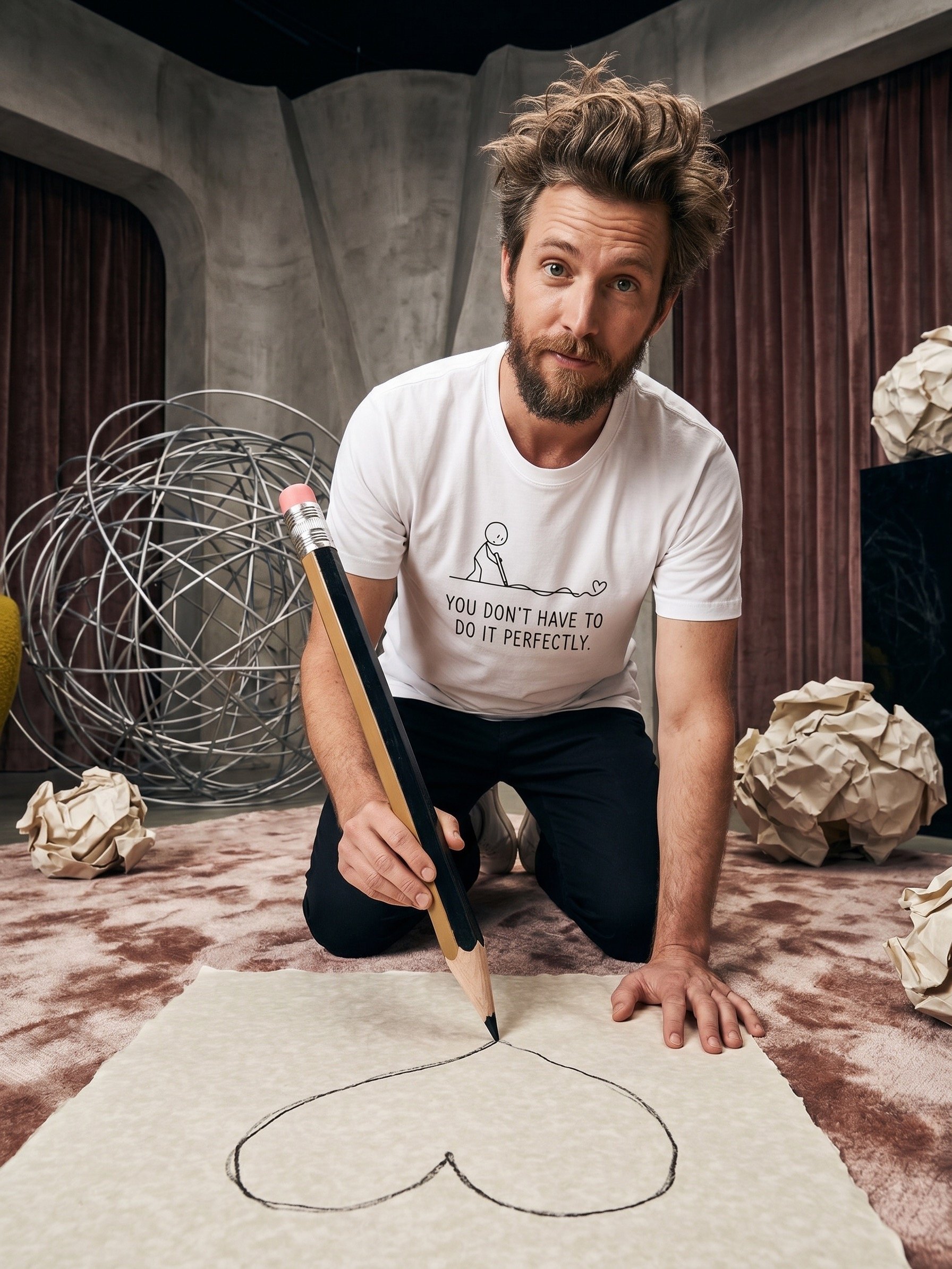 Perfectionism Anxiety Shirt – Self-Compassion Mental Health Tee product image (2)