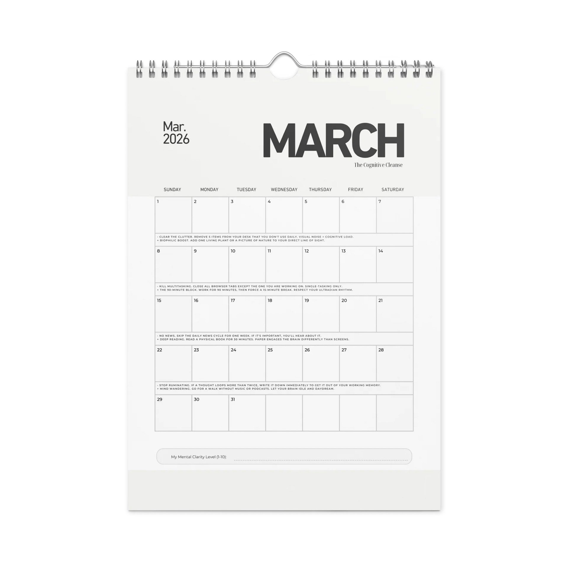 The Greenhouse Calendar 2026: A Year of Sensory Care product image (5)