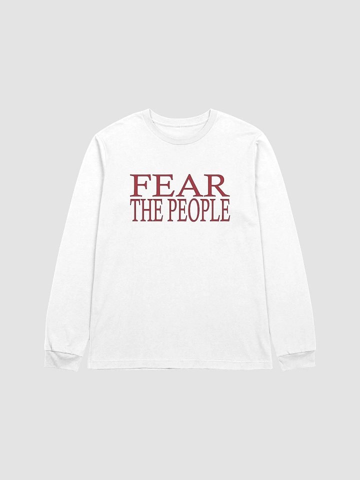 Fear The People - 01 - Red - Bella+Canvas Supersoft Long Sleeve T-Shirt product image (2)