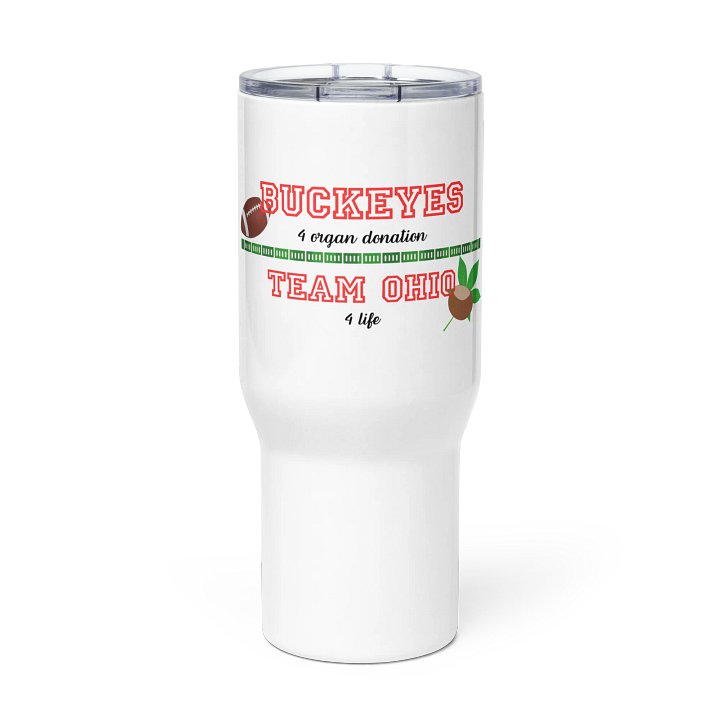 Buckeyes Team Ohio Stainless Steel Travel Mug product image (3)