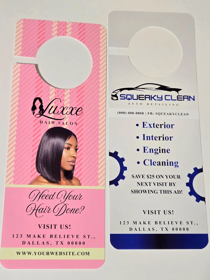 Laminated Door Hangers - Thicker product image (2)