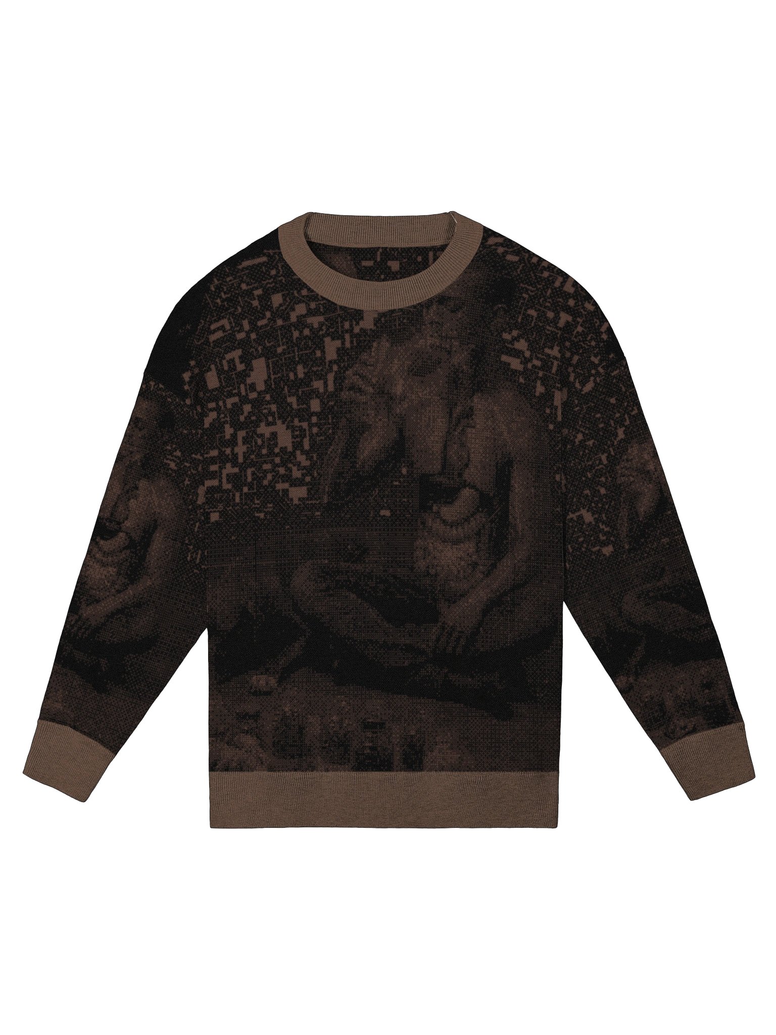 Relax Fit Crew Neck Sweater Mockup product image (4)